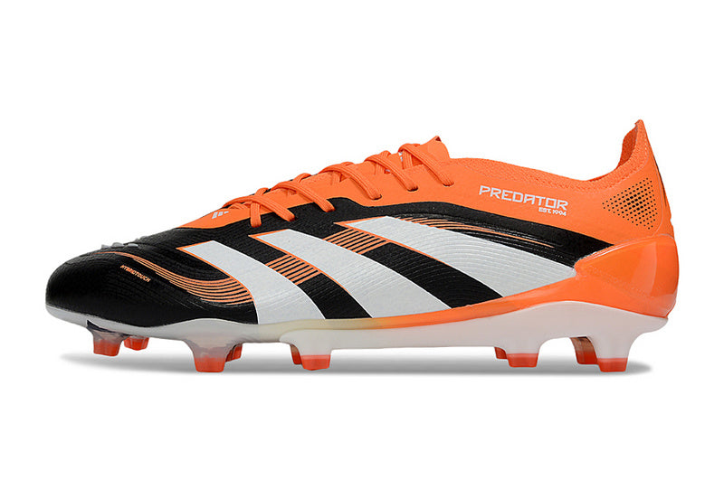 ADIDAS PREDATOR 25 ELITE CAMPO - PRETA E LARANJA