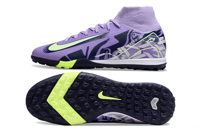 CHUTEIRA NIKE MERCURIAL AIR ZOOM SUPERFLY 10 ELITE SOCIETY - ROXA