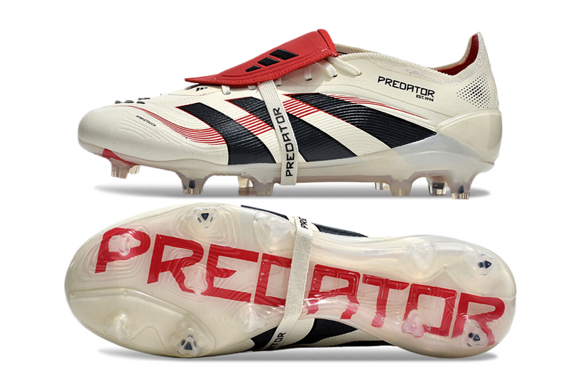 ADIDAS PREDATOR 25 FT ELITE CAMPO - BEGE E PRETA