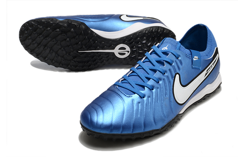 CHUTEIRA NIKE TIEMPO LEGEND 10 SOCIETY "MAD AMBITION" - AZUL E BRANCA