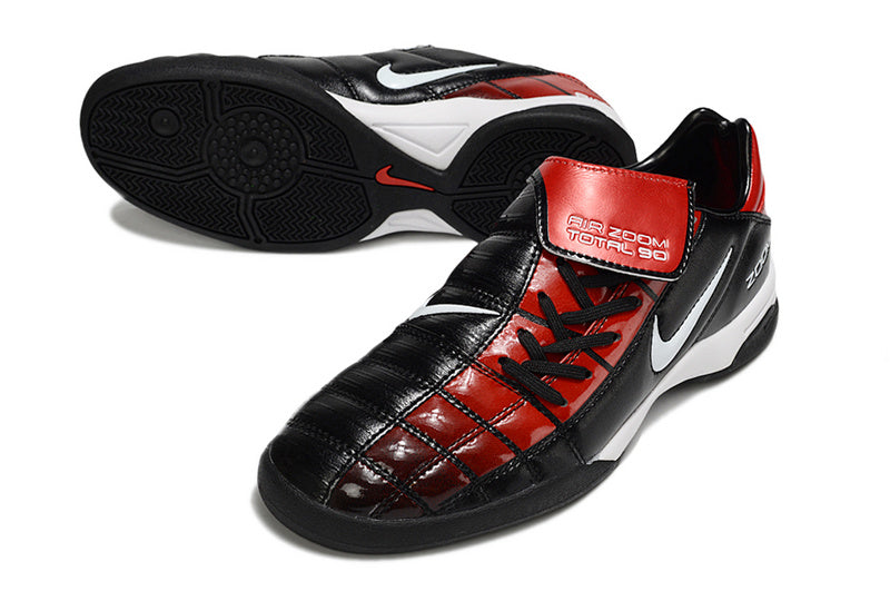 CHUTEIRA NIKE AIR ZOOM TOTAL 90 III FUTSAL - PRETA E VERMELHA