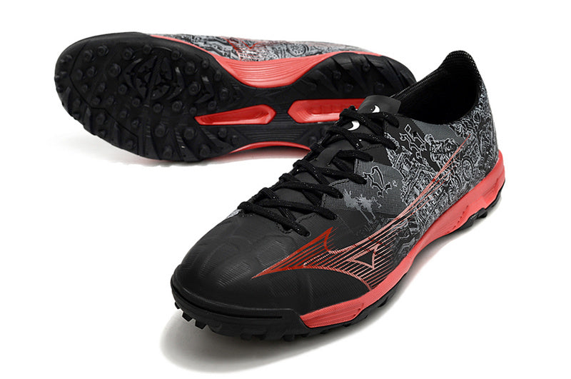 CHUTEIRA MIZUNO ALPHA SOCIETY - PRETA E VERMELHA