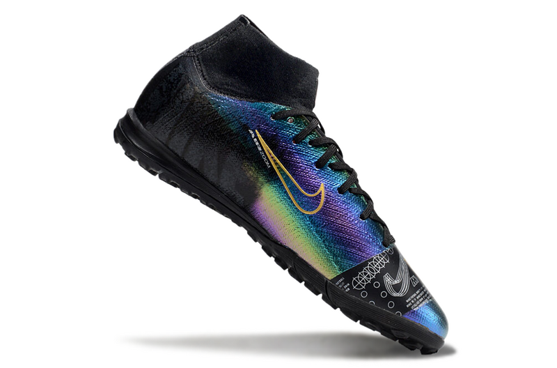 CHUTEIRA NIKE MERCURIAL AIR ZOOM SUPERFLY 10 ELITE SOCIETY - PRETA