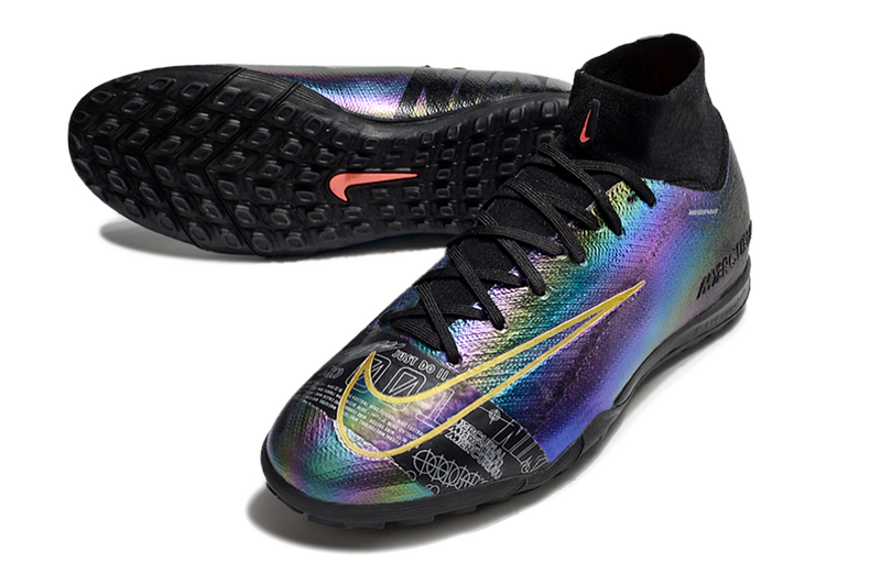 CHUTEIRA NIKE MERCURIAL AIR ZOOM SUPERFLY 10 ELITE SOCIETY - PRETA