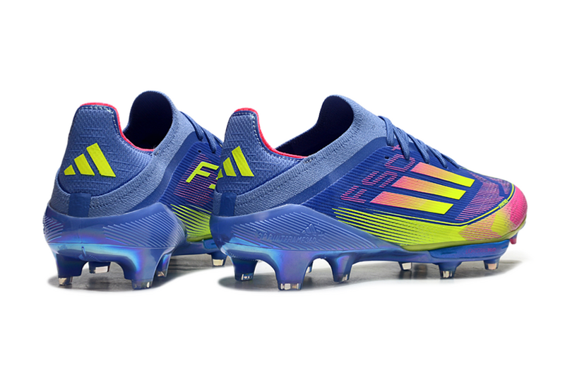 CHUTEIRA ADIDAS F50.1 LIGHTSTRIKE PRO ELITE CAMPO - AZUL E COLORIDA