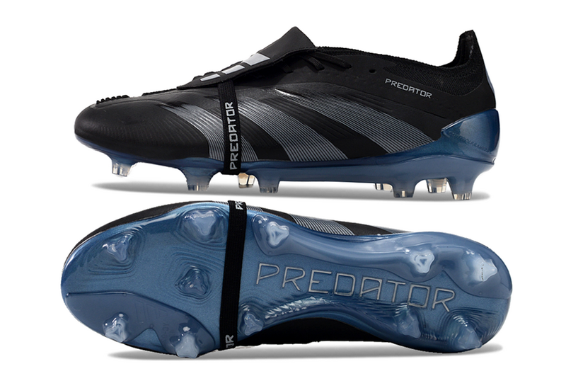 ADIDAS PREDATOR 24 FT ELITE CAMPO "NIGHTSTRIKE" - PRETA E AZUL