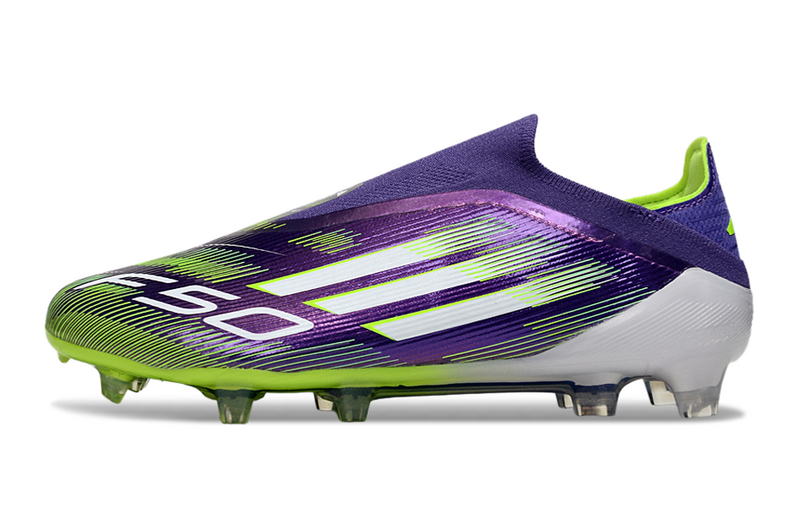 ADIDAS F50 LACELESS ELITE CAMPO - ROXA VERDE