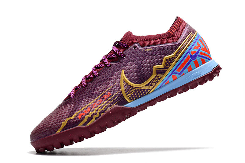 CHUTEIRA NIKE MERCURIAL AIR ZOOM VAPOR 15 ELITE SOCIETY "MBAPPÉ" - ROXA