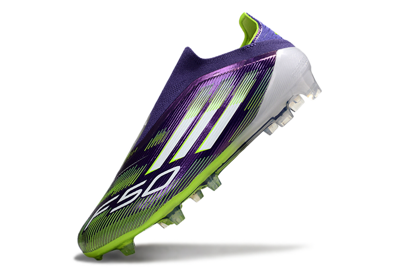 ADIDAS F50 LACELESS ELITE CAMPO - ROXA VERDE