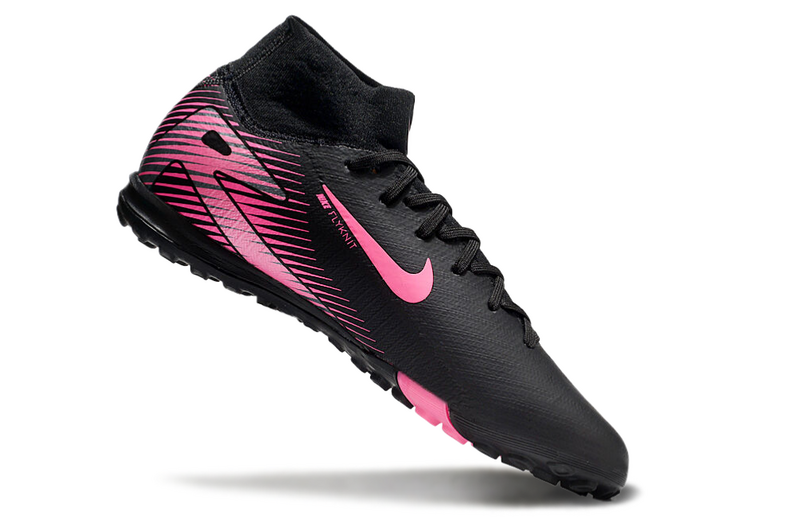 CHUTEIRA NIKE MERCURIAL AIR ZOOM SUPERFLY 10 ELITE SOCIETY - PRETA E ROSA