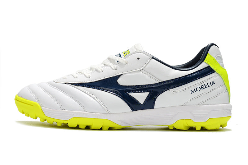 CHUTEIRA MIZUNO MORELIA II SOCIETY - BRANCA, PRETA E AMARELA