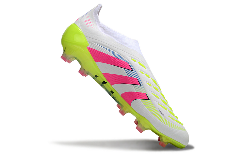 ADIDAS PREDATOR 25 LACELESS ELITE CAMPO - BRANCA E ROSA
