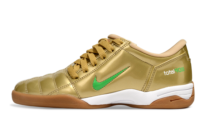 CHUTEIRA NIKE TOTAL 90 III FUTSAL - DOURADA E VERDE