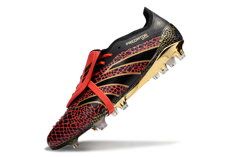 ADIDAS PREDATOR 25 FT ELITE CAMPO - PRETA E VERMELHA