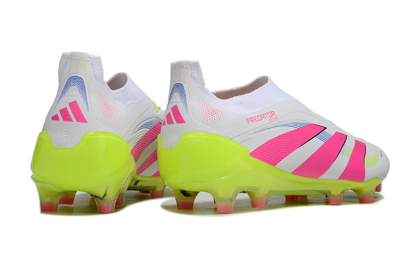 ADIDAS PREDATOR 25 LACELESS ELITE CAMPO - BRANCA E ROSA