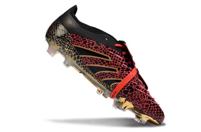ADIDAS PREDATOR 25 FT ELITE CAMPO - PRETA E VERMELHA