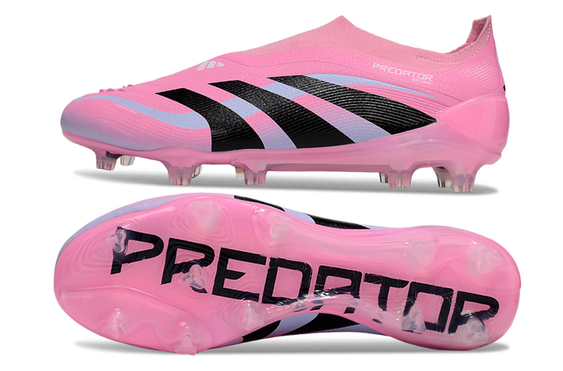 ADIDAS PREDATOR 25 LACELESS ELITE CAMPO - ROSA E PRETA