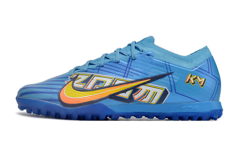 CHUTEIRA NIKE MERCURIAL AIR ZOOM VAPOR 15 ELITE SOCIETY "MBAPPÉ COMIC" - AZUL
