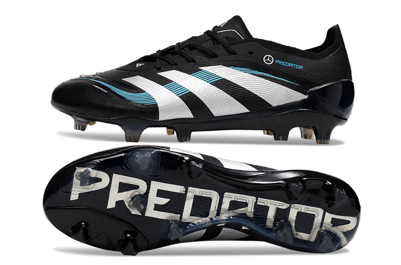 ADIDAS PREDATOR 25 ELITE CAMPO - PRETA E AZUL