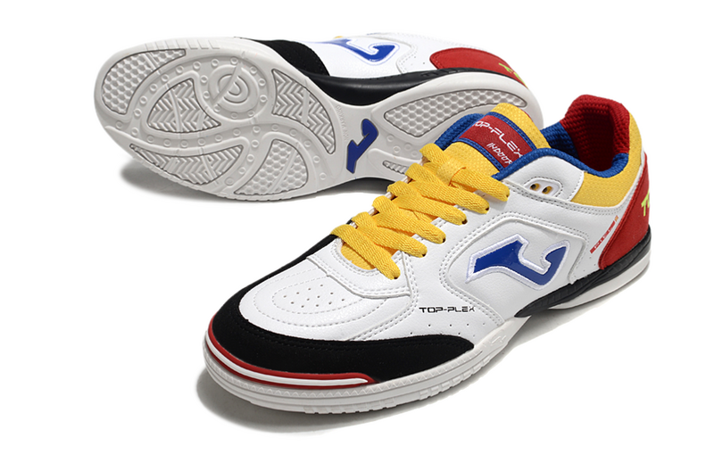 CHUTEIRA JOMA TOP FLEX FUTSAL - BRANCA