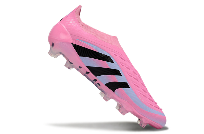 ADIDAS PREDATOR 25 LACELESS ELITE CAMPO - ROSA E PRETA