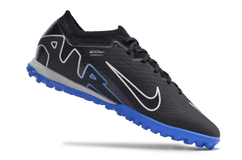 CHUTEIRA NIKE  MERCURIAL AIR ZOOM VAPOR 15 ELITE SOCIETY "SHADOW" - PRETA E AZUL
