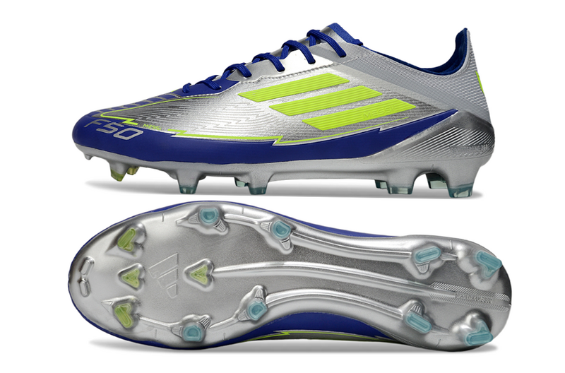 CHUTEIRA ADIDAS F50 MESSI ELITE CAMPO - CINZA E AZUL