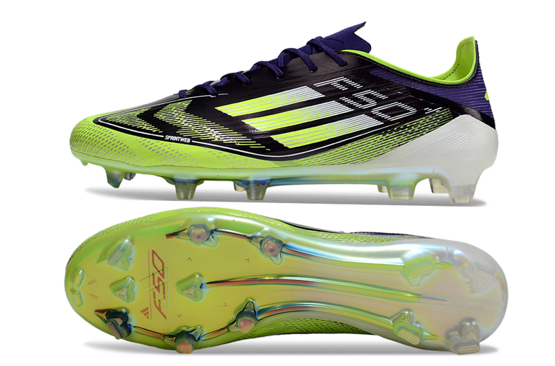 CHUTEIRA ADIDAS F50 ELITE CAMPO - AZUL E VERDE