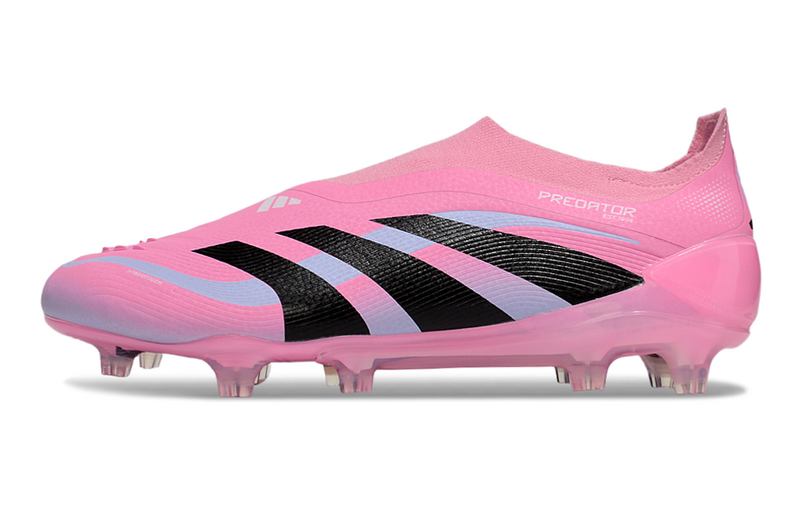 ADIDAS PREDATOR 25 LACELESS ELITE CAMPO - ROSA E PRETA