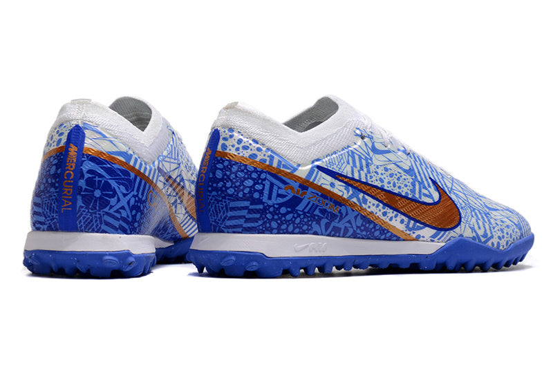 CHUTEIRA NIKE MERCURIAL AIR ZOOM VAPOR 15 ELITE SOCIETY "CR7" - AZUL