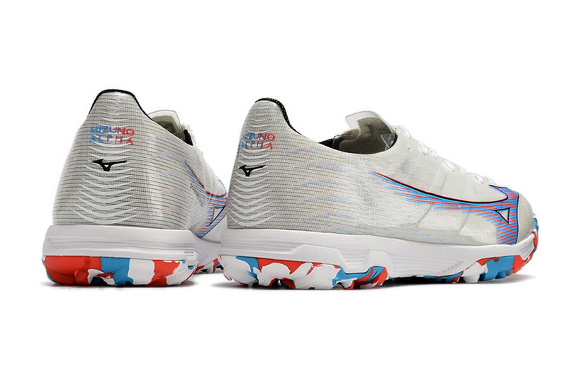 CHUTEIRA MIZUNO ALPHA SOCIETY - BRANCA, AZUL E VERMELHA