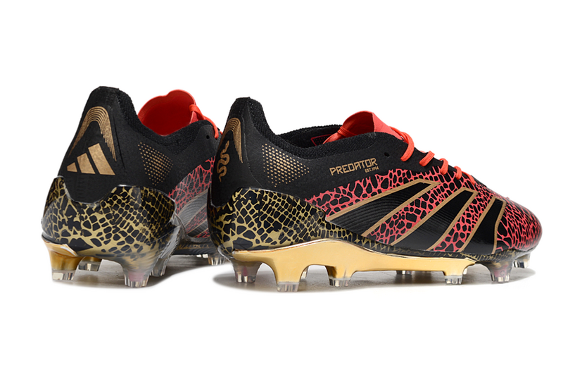 ADIDAS PREDATOR 25 ELITE CAMPO "YEAR OF THE SNAKE" - PRETA E VERMELHA