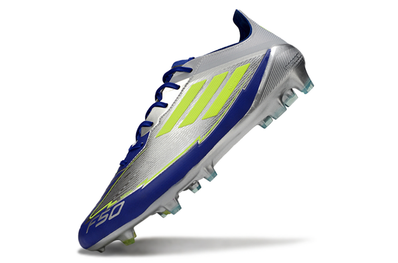 CHUTEIRA ADIDAS F50 MESSI ELITE CAMPO - CINZA E AZUL
