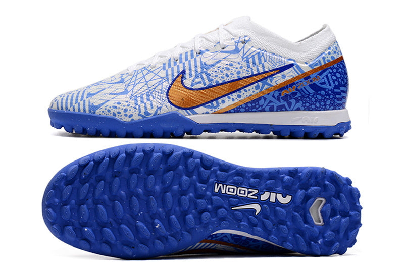 CHUTEIRA NIKE MERCURIAL AIR ZOOM VAPOR 15 ELITE SOCIETY "CR7" - AZUL