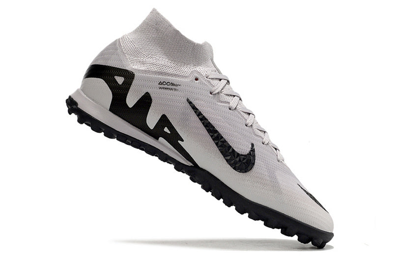 CHUTEIRA NIKE MERCURIAL AIR ZOOM SUPERFLY 9 ELITE SOCIETY "RESING GEM" - CINZA