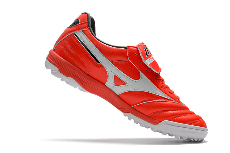 CHUTEIRA MIZUNO MORELIA II SOCIETY - VERMELHA E BRANCA