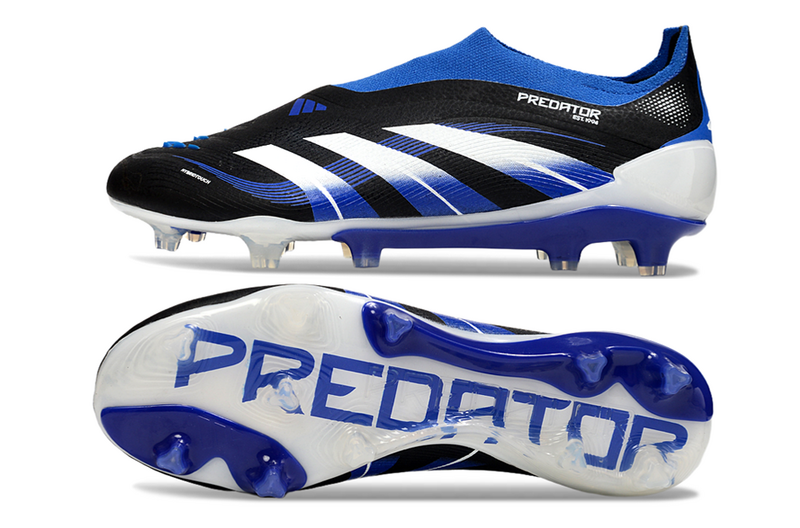ADIDAS PREDATOR 25 LACELESS ELITE CAMPO - PRETA E AZUL