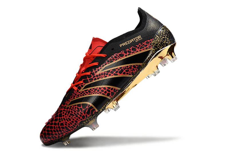 ADIDAS PREDATOR 25 ELITE CAMPO "YEAR OF THE SNAKE" - PRETA E VERMELHA