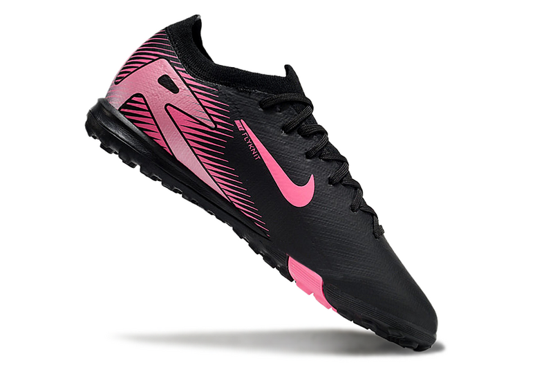 CHUTEIRA NIKE MERCURIAL AIR ZOOM VAPOR 16 ELITE SOCIETY - PRETA E ROSA