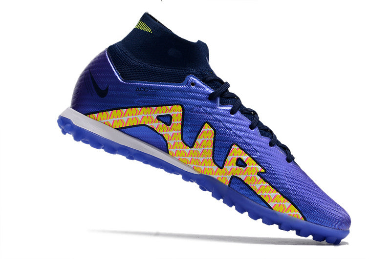 CHUTEIRA NIKE MERCURIAL AIR ZOOM SUPERFLY 9 ELITE SOCIETY - AZUL
