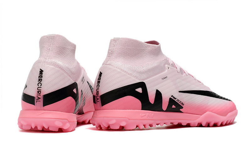 CHUTEIRA NIKE MERCURIAL AIR ZOOM SUPERFLY 9 ELITE SOCIETY "MAD BRILLIANCE" - ROSA