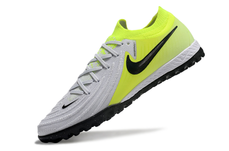 CHUTEIRA NIKE PHANTOM GX II ELITE SOCIETY "MAD VOLTAGE" - CINZA E VERDE