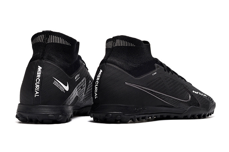 CHUTEIRA NIKE MERCURIAL AIR ZOOM SUPERFLY 9 ELITE SOCIETY "SHADOW" - PRETA