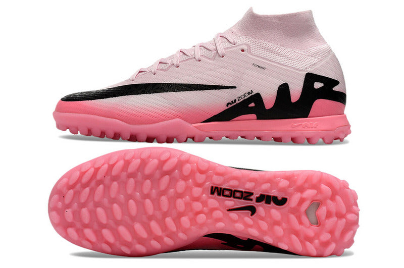 CHUTEIRA NIKE MERCURIAL AIR ZOOM SUPERFLY 9 ELITE SOCIETY "MAD BRILLIANCE" - ROSA