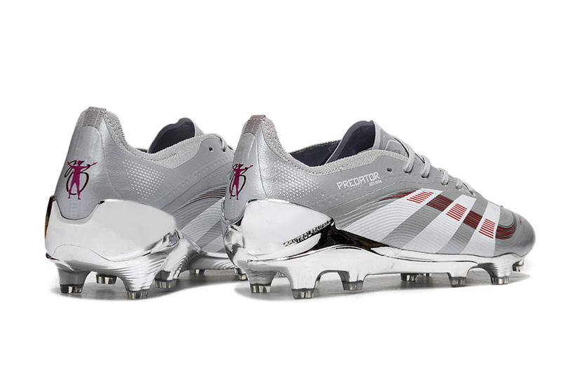 ADIDAS PREDATOR 25 ELITE CAMPO BELLINGHAM - CINZA E VERMELHA