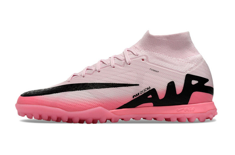 CHUTEIRA NIKE MERCURIAL AIR ZOOM SUPERFLY 9 ELITE SOCIETY "MAD BRILLIANCE" - ROSA