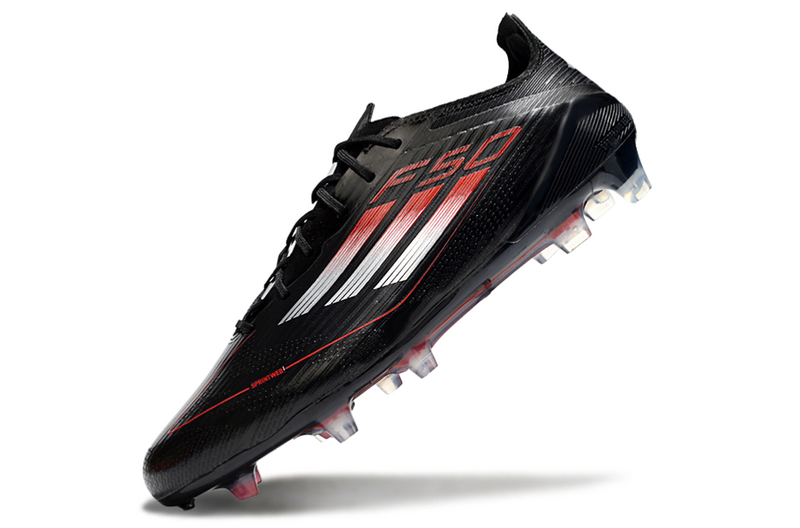CHUTEIRA ADIDAS F50 ELITE CAMPO - PRETA E VERMELHA