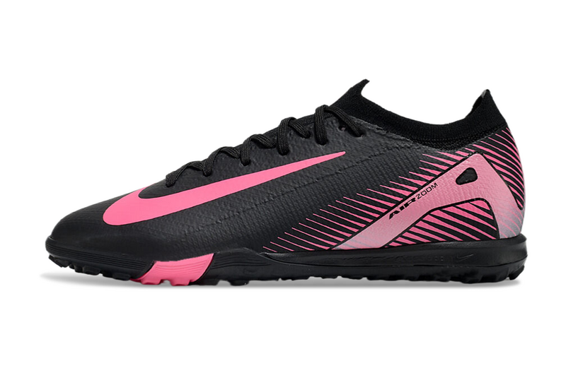 CHUTEIRA NIKE MERCURIAL AIR ZOOM VAPOR 16 ELITE SOCIETY - PRETA E ROSA