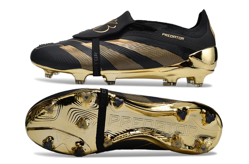 ADIDAS PREDATOR 24 FT ELITE CAMPO "BELLIGOLD" - PRETA E DOURADA