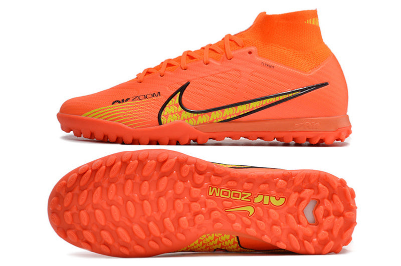 CHUTEIRA NIKE MERCURIAL AIR ZOOM SUPERFLY 9 ELITE SOCIETY - LARANJA